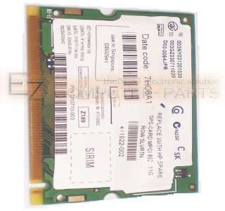 Intel D10710 003 Wireless 2200BG PCI WLAN Card *A*   