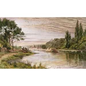 Henley on Thames Etching Anstead, Alexander Alex Topographical 
