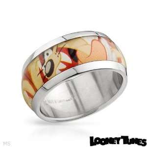 Looney Tunes Stainless Steel Unisex Ring. Ring Size 10. Total Item 
