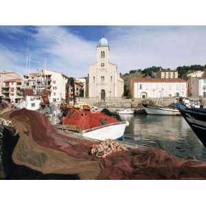 Port Vendres, Seen from the Harbour, Roussillon, France Photographic 