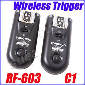 RF 603 Wireless Trigger for CANON 60D/400D/500D/1000D  