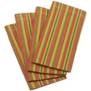  Tululah Designs 20 Inch by 20 Inch Fireplace Stripe Napkin 