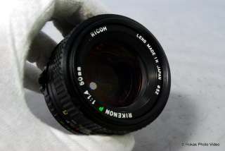   50mm f1 4 lens sn 100420 lens made in japan it has pentax pk mount