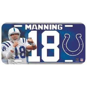   Peyton Manning High Definition License Plate *
