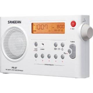 Sangean PR D7 AM/FM Digital Rechargeable Portable Radio by Sangean