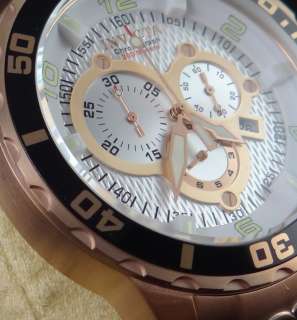   Mens Watch Corduba 18kt Rose Gold Plated White Dial Chronograph 10620
