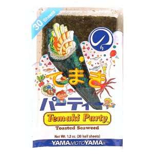 YamaMotoYama Temaki Party Toasted Seaweed  Grocery 