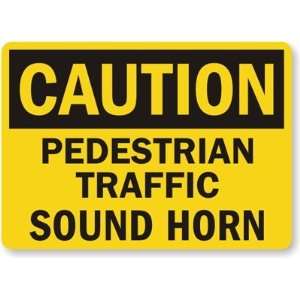  Traffic Sound Horn Engineer Grade Sign, 18 x 12