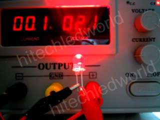 10p High Power 5 Chips 0.5W 10mm Red LED Light 190Kmcd  