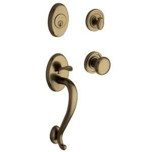  BALDWIN 5315.050.LHRH LOGAN Handleset  Brass and Black 