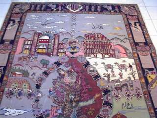 rugs Persian TABRIZ carpets 10x6 PICTORIAL MASTERPIECE  