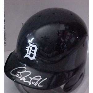   Signed Autographed Detroit Tigers Mini Batting Helmet 