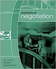   Negotiation, (0073102768), Roy J. Lewicki, Textbooks   