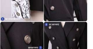   Cute Style Women Ladies Lapel Slim Suit Jacket Outwear Coat Black 1131