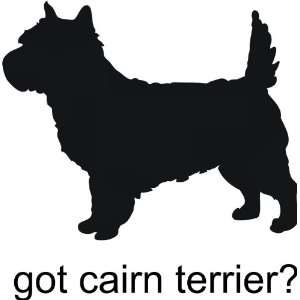 Got cairn terrier   Removeavle Vinyl Wall Decal   Selected Color Pink 