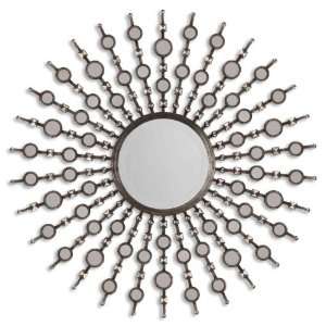  Uttermost 38.5 Inch Kimani Wall Mounted Mirror Antiqued 