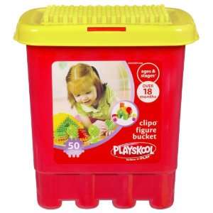  Playskool Clipo Figure Bucket Toys & Games