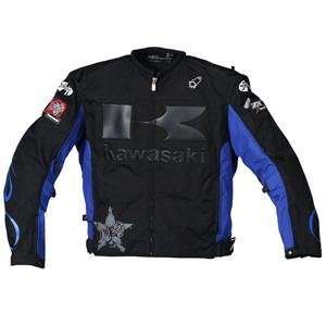   Joe Rocket Kawasaki Industry Jacket   5X Large/Black/Blue Automotive