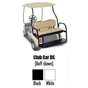  Golf Cart Rear Seat Club Car DS Black Cushions Sports 