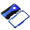 NEW BLUE 3PIECE HARD CASE COVER+FRONT BACK SCREEN PROTECTOR FOR IPHONE 