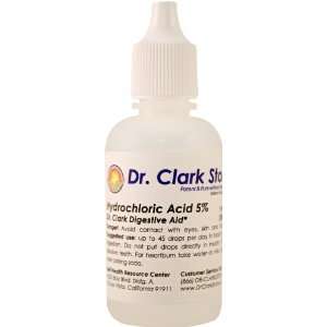  Dr. Clark Digestive Power Hydrochloric Acid (HCL) 5%, 1 