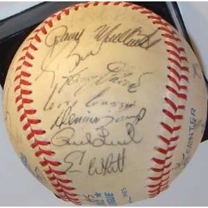 1986 Blue Jays Team 29 SIGNED OAL Official Baseball   Autographed 