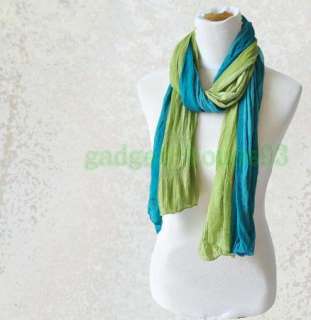 1x Pure Candy Color Soft Long Wrap Scarf Colorful Pick Xmas Winter 