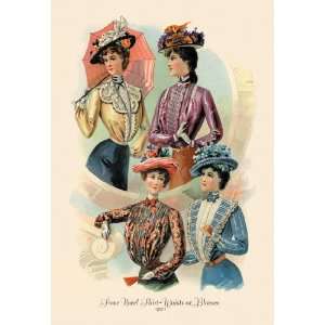 Some Novel Shirt Waists or Blouses 12x18 Giclee on canvas  