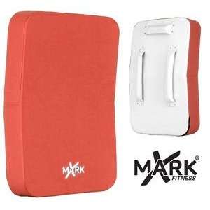  XMark Red & White Curved Chest Guard (XM 2671) Sports 