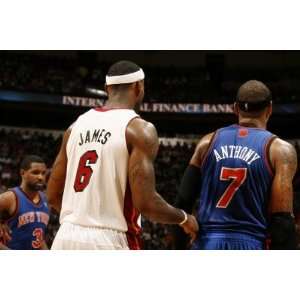  New York Knicks v Miami Heat, Miami   February 27 LeBron 