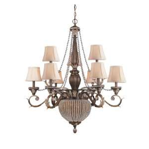   Light Two Tier Chandelier 6729 WP Weathered Patina