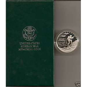    1991 Korean War Commemorative Silver Dollar 