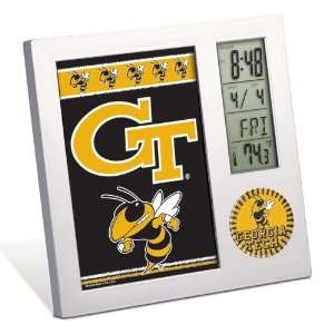  Georgia Tech Yellow Jackets Official 4x6 NCAA Desk Clock 