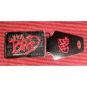   Whos Bad Metal Belt Buckle London This Is It Concert Tour Official