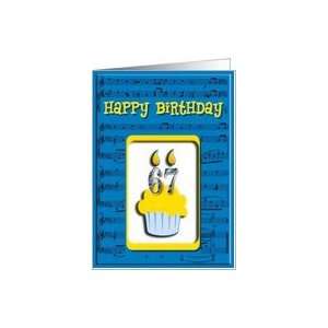  67th Birthday Cupcake Card Toys & Games