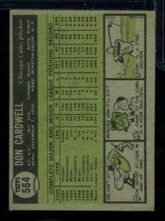 T8) 1961 Topps #564 DON CARDWELL *Chicago Cubs  