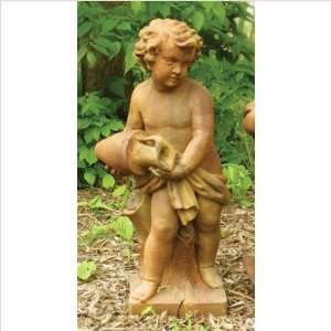  OrlandiStatuary FS69170 Water Pourer Cherub Statue