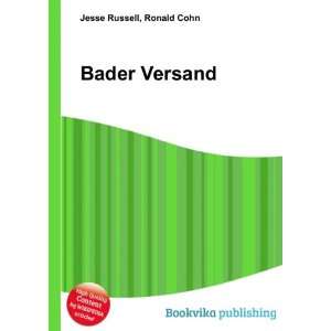  Bader Versand Ronald Cohn Jesse Russell Books