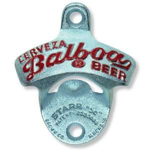  Embossed Cerveza Balboa STARR X bottle opener Kitchen 