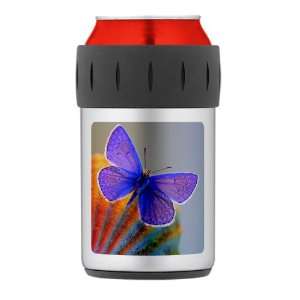    Thermos Can Cooler Koozie Xerces Purple Butterfly 