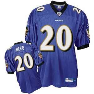 Reebok Baltimore Ravens Ed Reed Authentic Jersey Sports 
