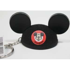 Disneyland Black Colored Mickey Ears Keychain   Disney Parks Exclusive 