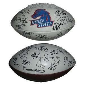  2011 Boise State Broncos Team Signed Logo Football Sports 