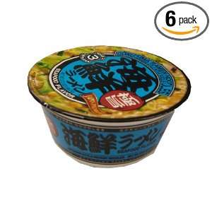 Shirakiku Ramen Cup Goku Uma Seafood, 3.72 Ounce (Pack of 6)  