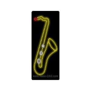  Saxophone Outdoor LED Sign 32 x 13