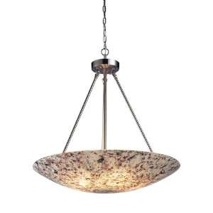 Landmark 73013 5 Avalon 5 Light Pendant, 24 Inch, Satin Nickel with 