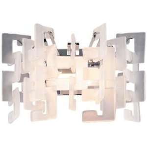  Numero 16 Wide One Light Wall Sconce