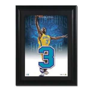NBA Hornets Chris Paul #3 Jersey Numbers Collection Plaque   Delivery 