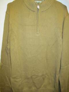 NWOT Mens Vineyard Vine 1/4 zip Cotton Sweater Size L  