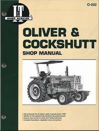 Oliver & Cockshutt O202 Shop Manual 1655 1750 1755 1800  